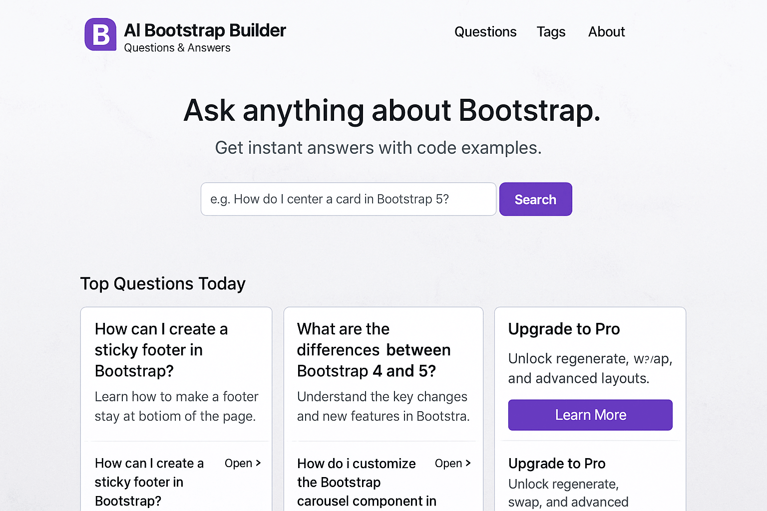 AI Bootstrap Builder Logo